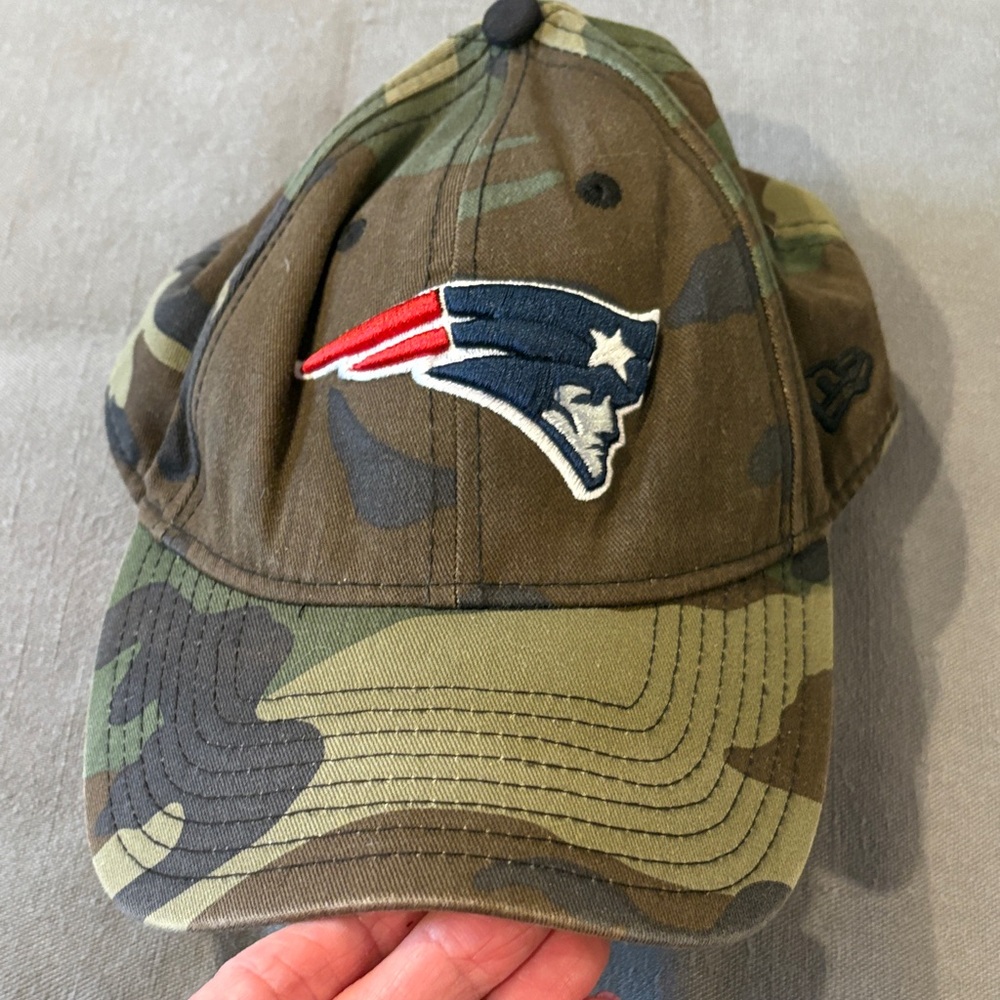 New England Patriots Camouflage Baseball Cap